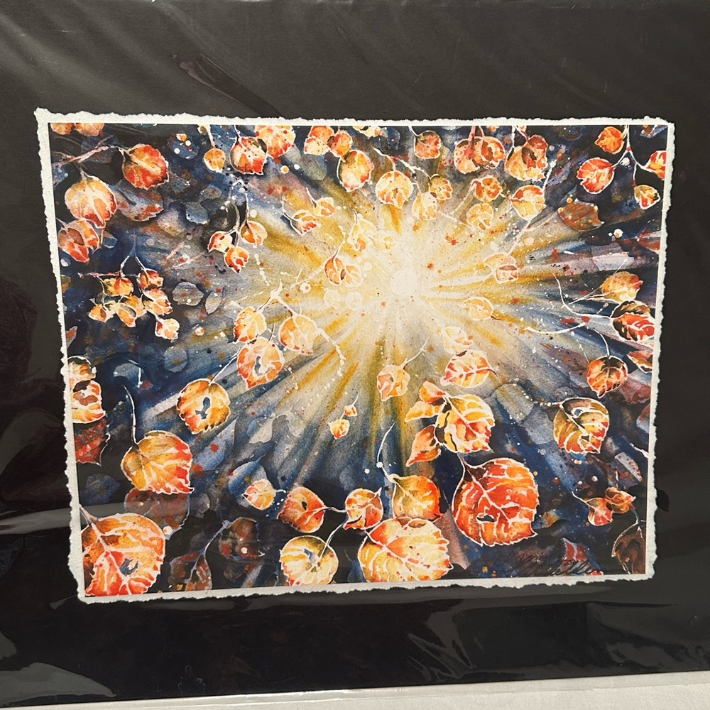 Carmel Walden Gold Rush 10” X 14” Giclée with Hand Torn Edges, Signed